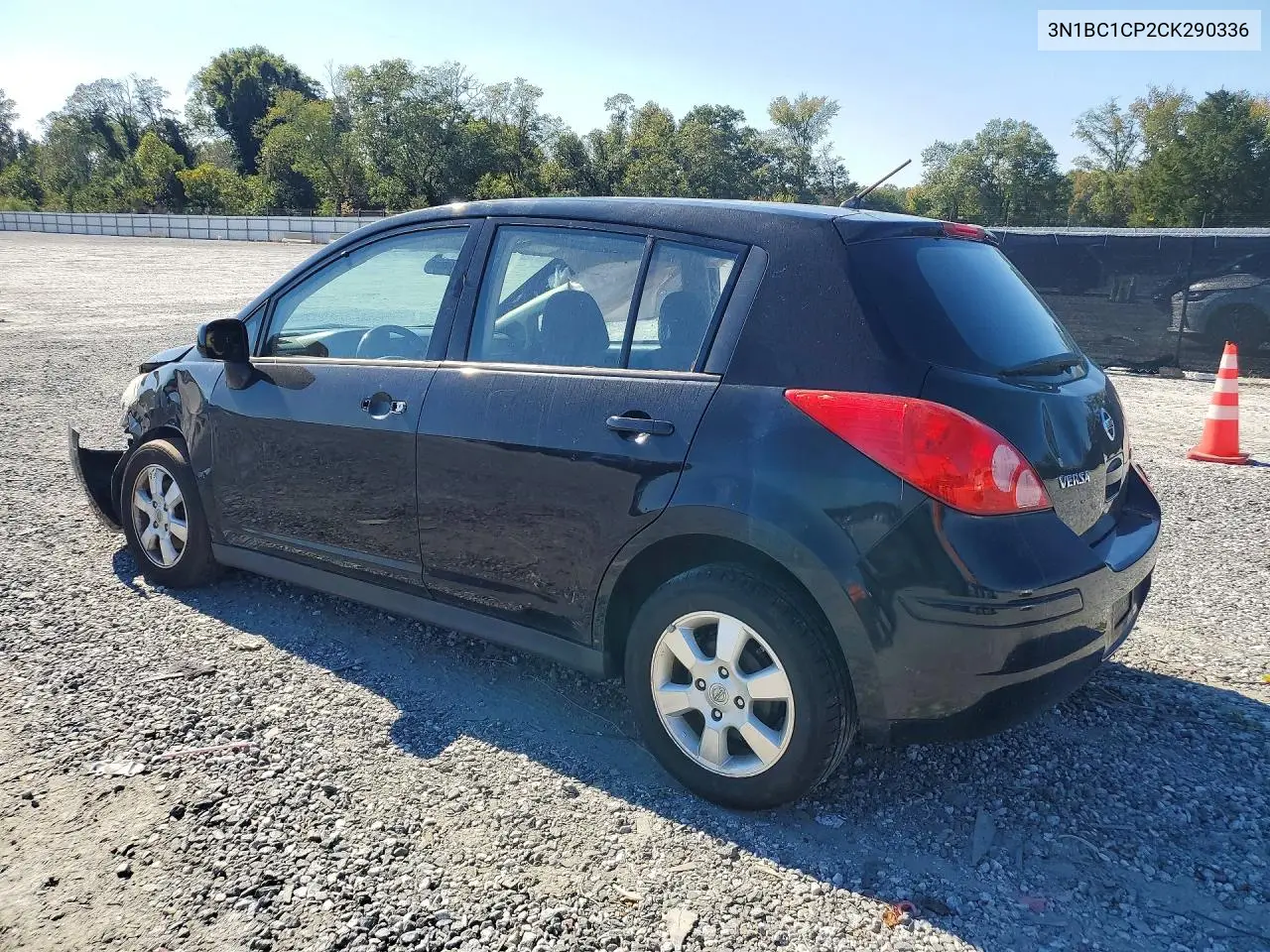 2012 NISSAN VERSA VIN 3N1BC1CP2CK290336 — фото 2
