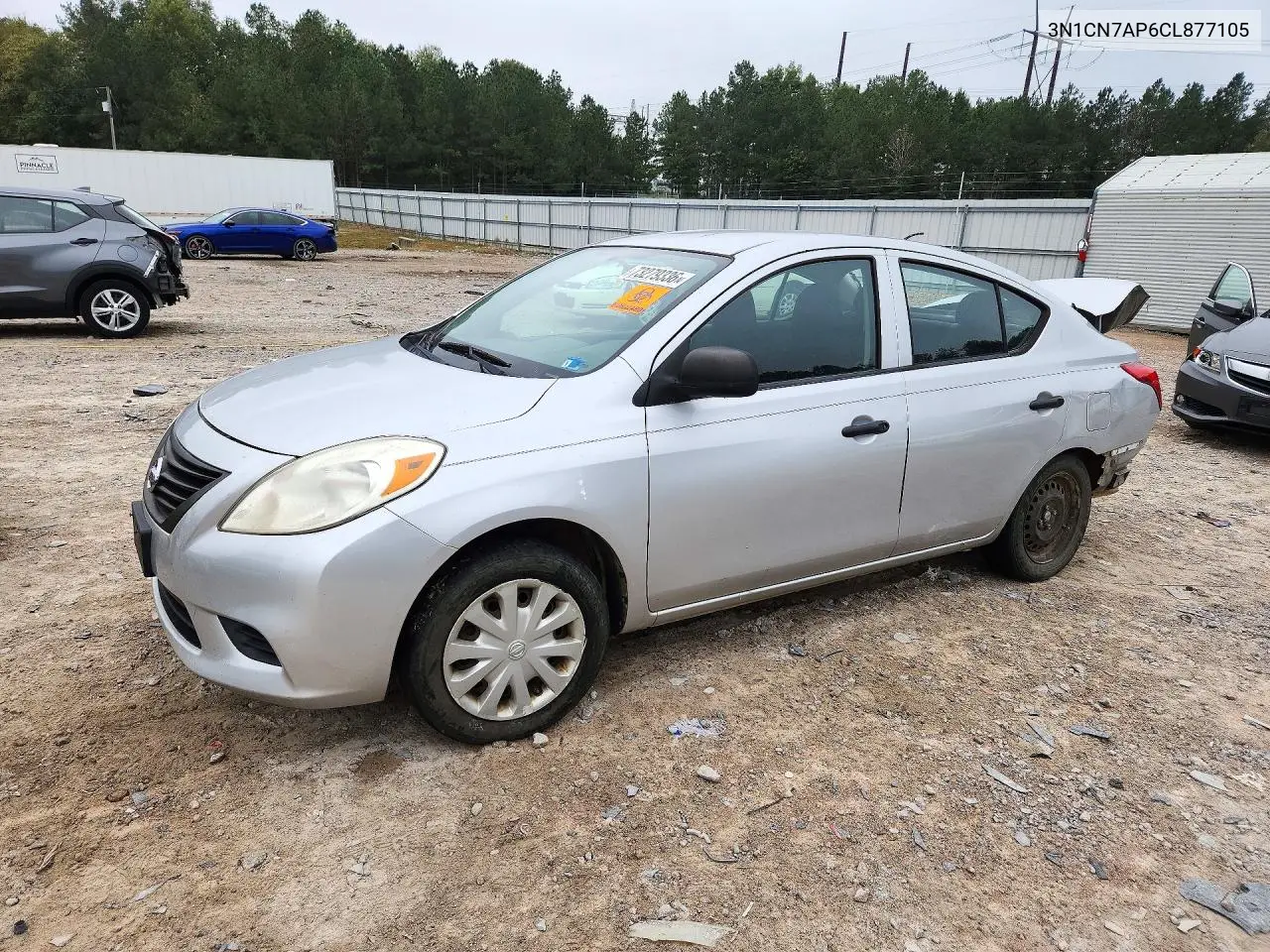 NISSAN VERSA 2012, VIN 3N1CN7AP6CL877105