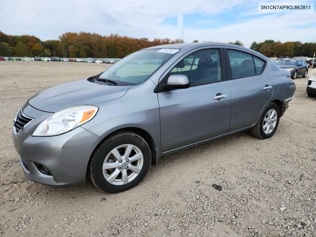 NISSAN VERSA 2012, VIN 3N1CN7AP9CL862811