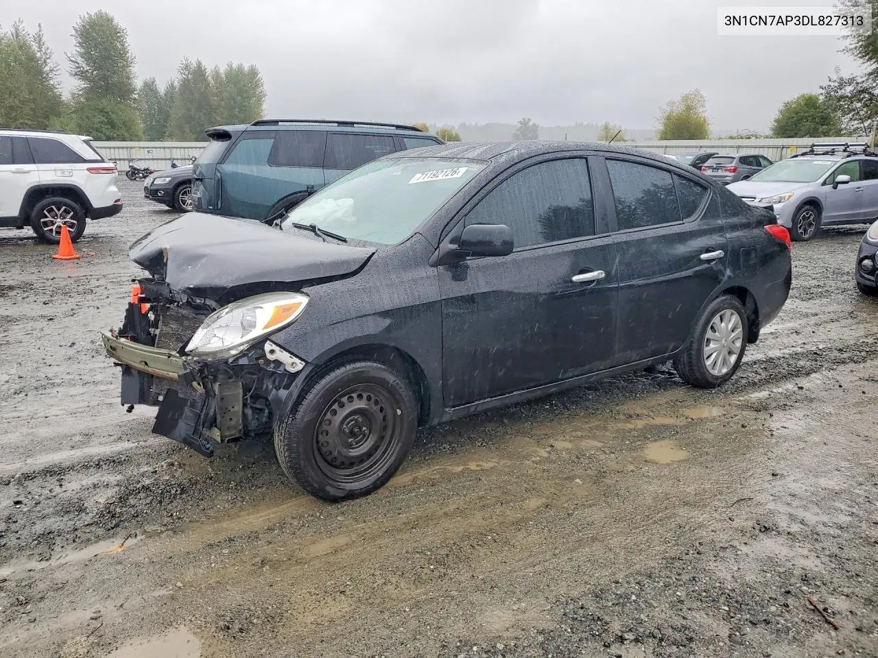 NISSAN VERSA 2013, VIN 3N1CN7AP3DL827313