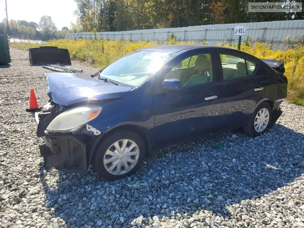 NISSAN VERSA 2013, VIN 3N1CN7AP1DL855479