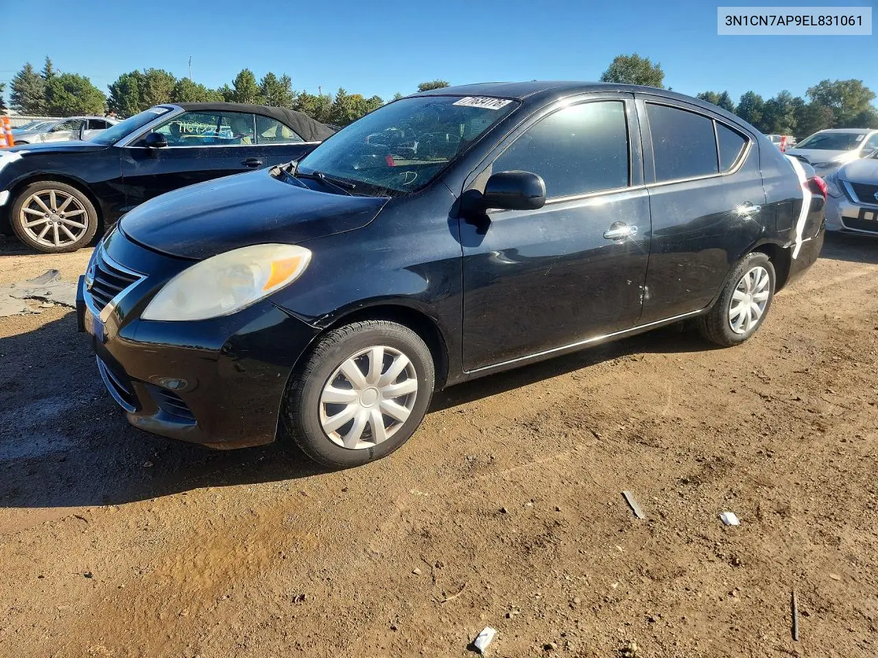 NISSAN VERSA 2014, VIN 3N1CN7AP9EL831061