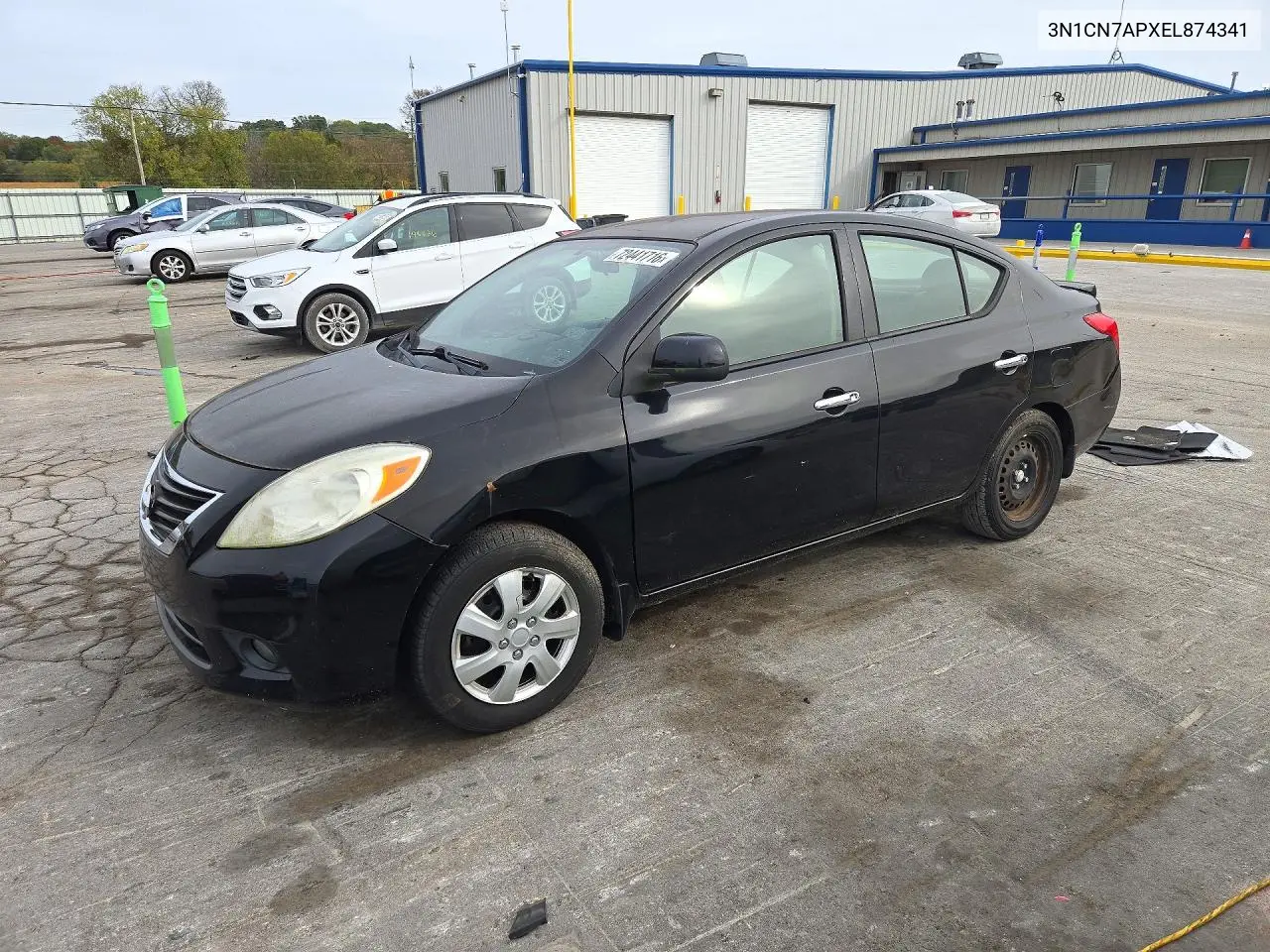 NISSAN VERSA 2014, VIN 3N1CN7APXEL874341