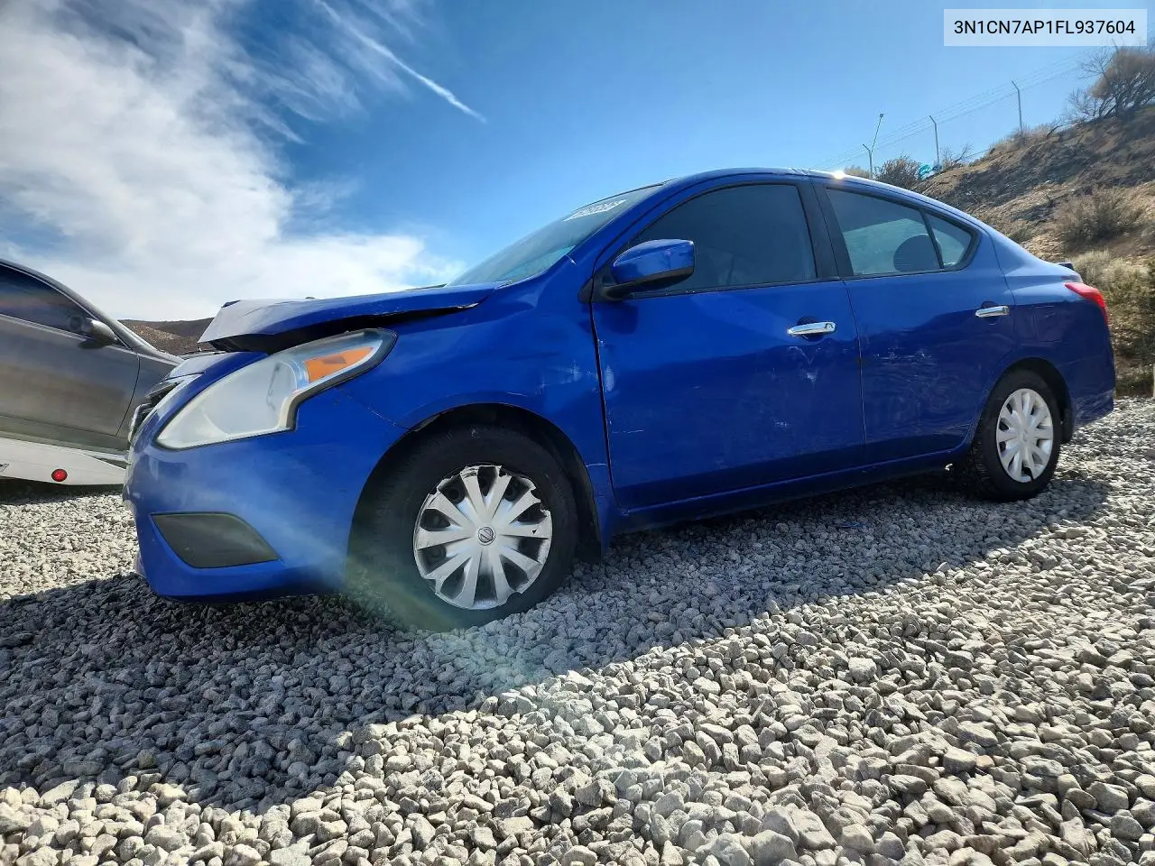 NISSAN VERSA 2015, VIN 3N1CN7AP1FL937604