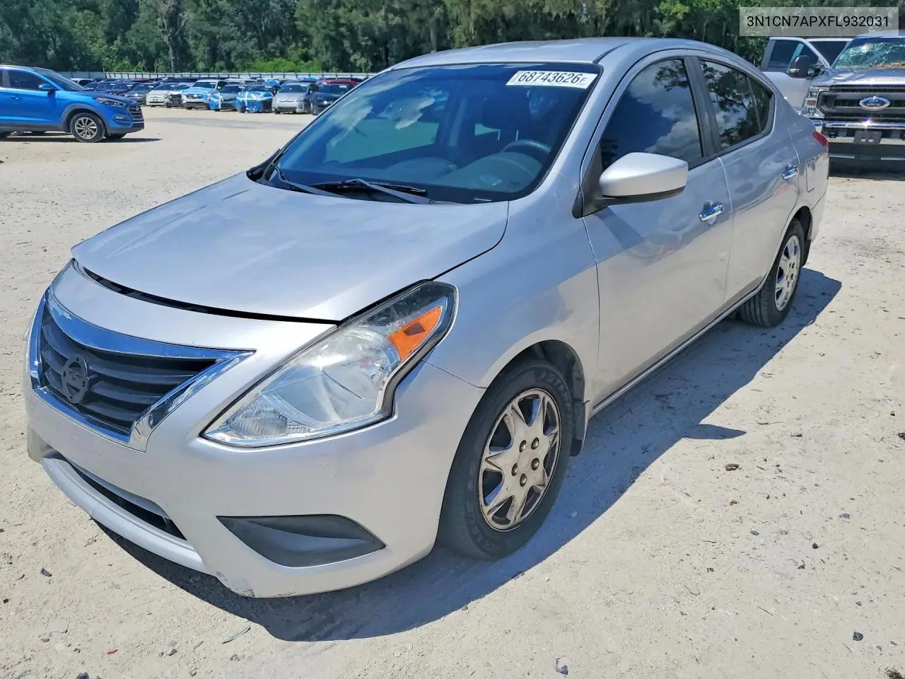 NISSAN VERSA 2015, VIN 3N1CN7APXFL932031