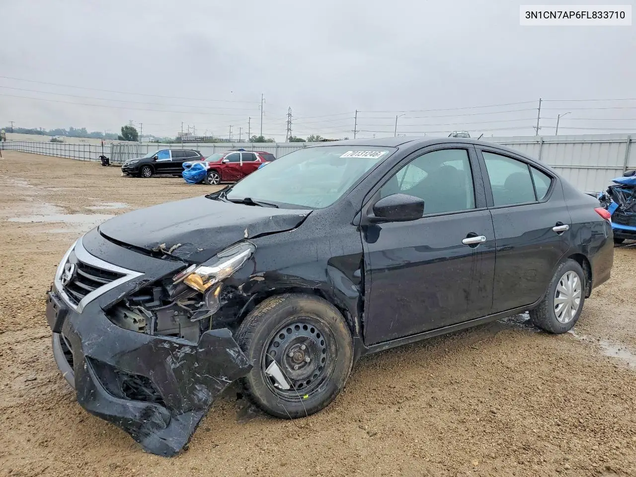 NISSAN VERSA 2015, VIN 3N1CN7AP6FL833710