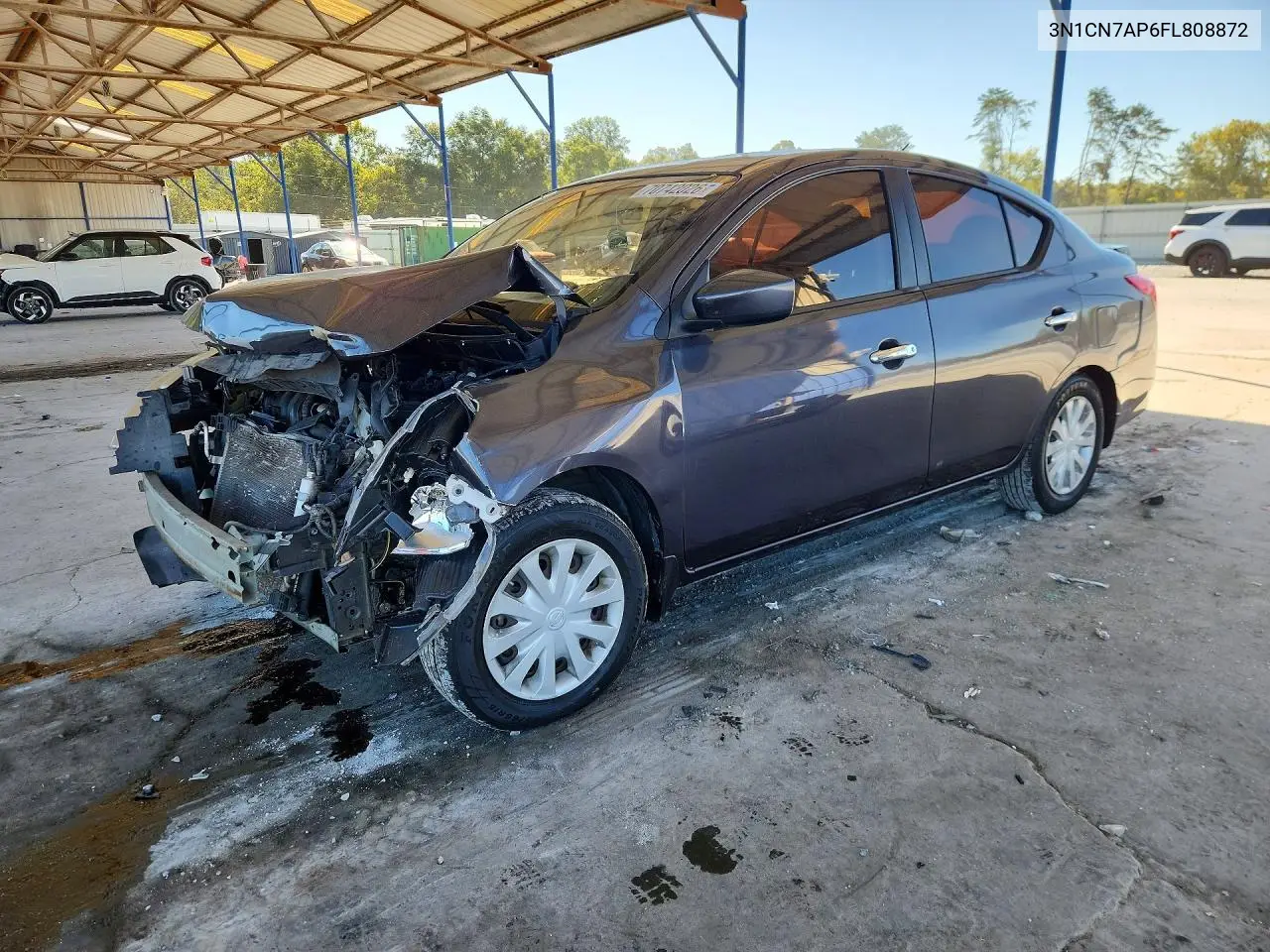 NISSAN VERSA 2015, VIN 3N1CN7AP6FL808872
