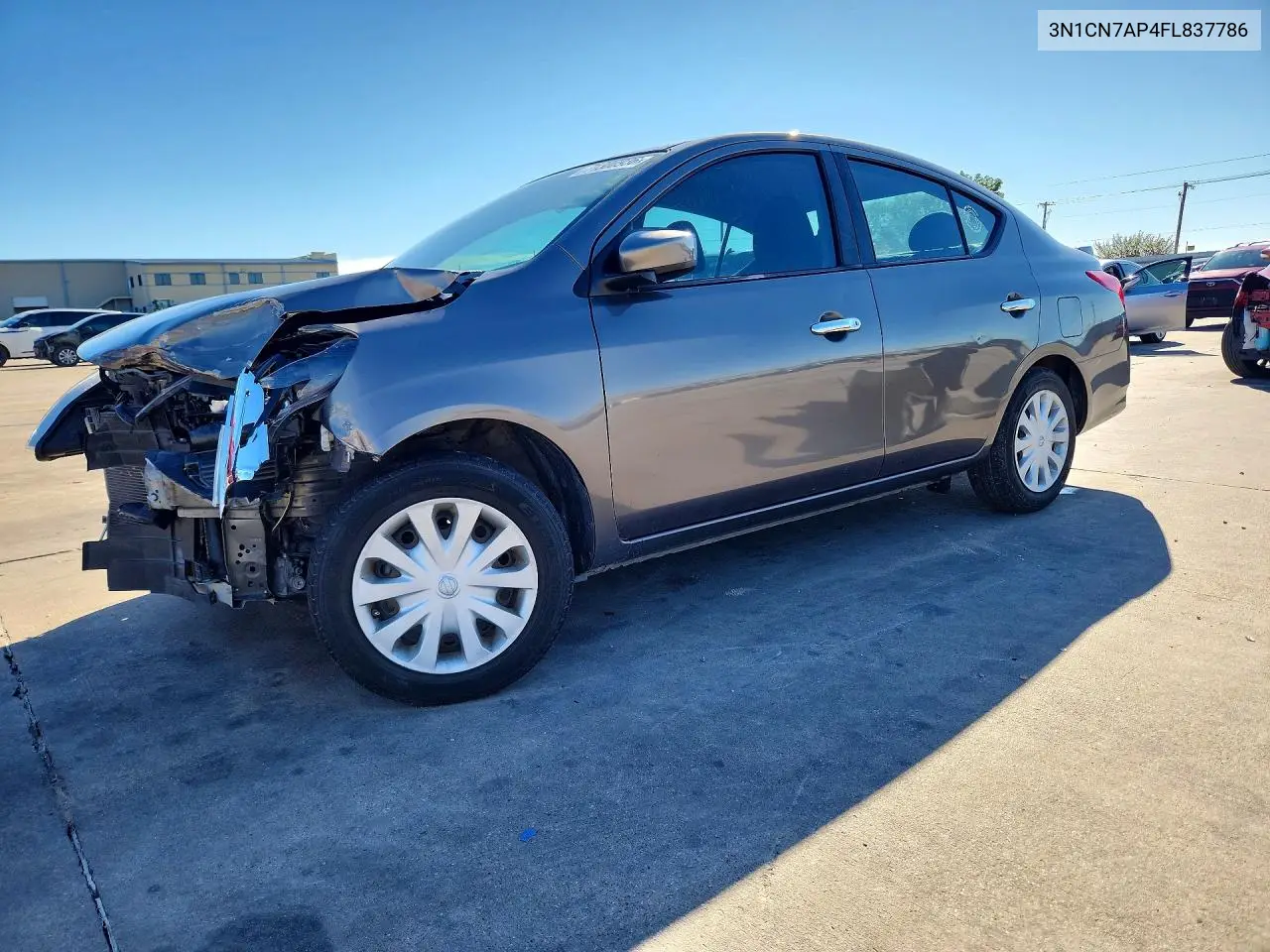 NISSAN VERSA 2015, VIN 3N1CN7AP4FL837786