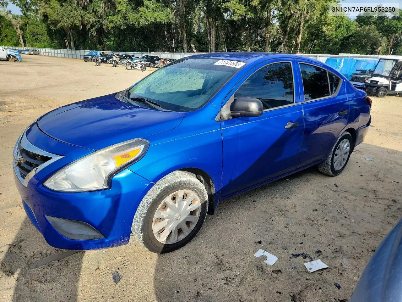 NISSAN VERSA 2015, VIN 3N1CN7AP6FL953250