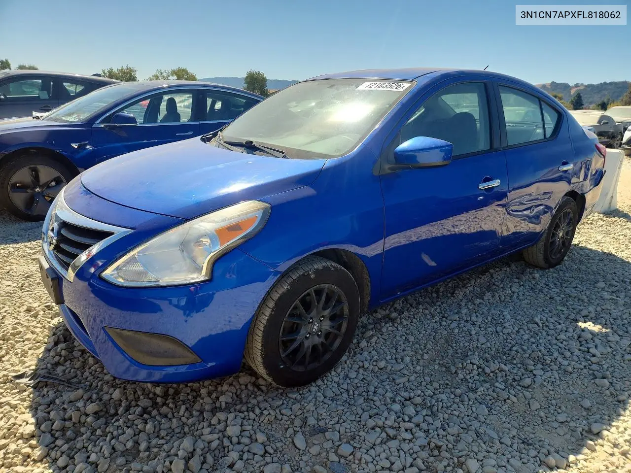 NISSAN VERSA 2015, VIN 3N1CN7APXFL818062