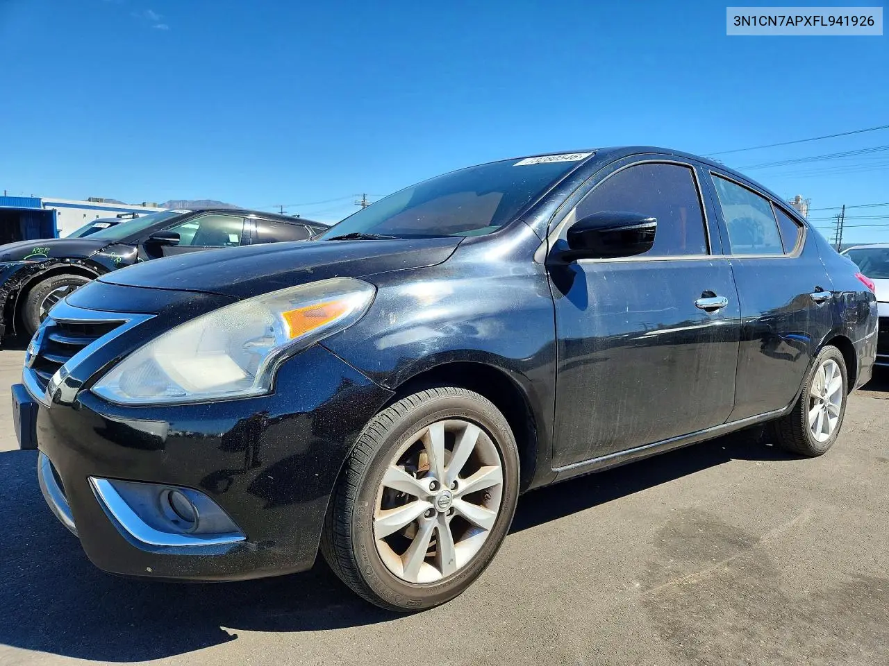 NISSAN VERSA 2015, VIN 3N1CN7APXFL941926