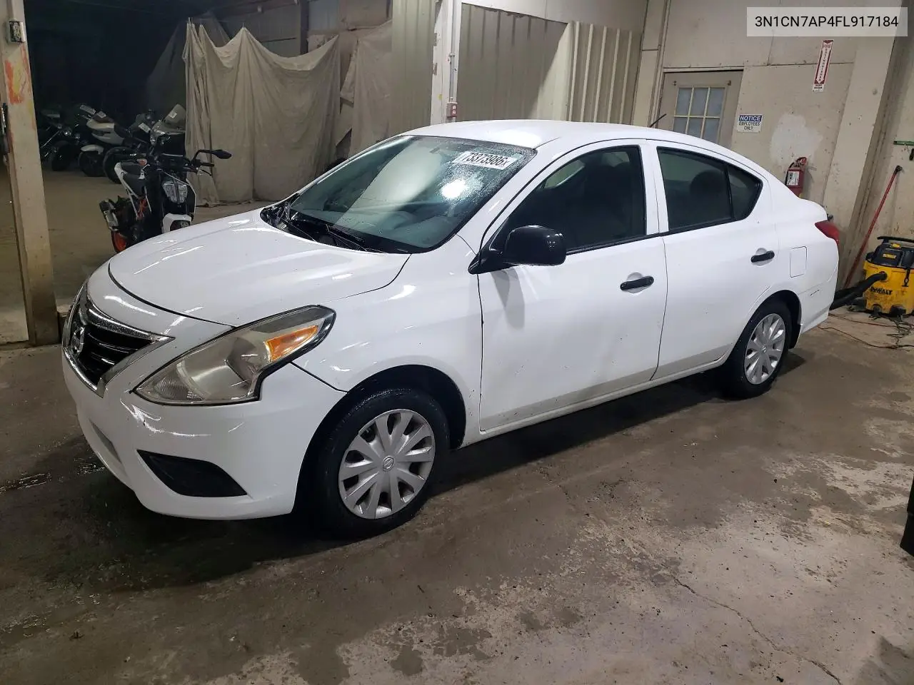 NISSAN VERSA 2015, VIN 3N1CN7AP4FL917184