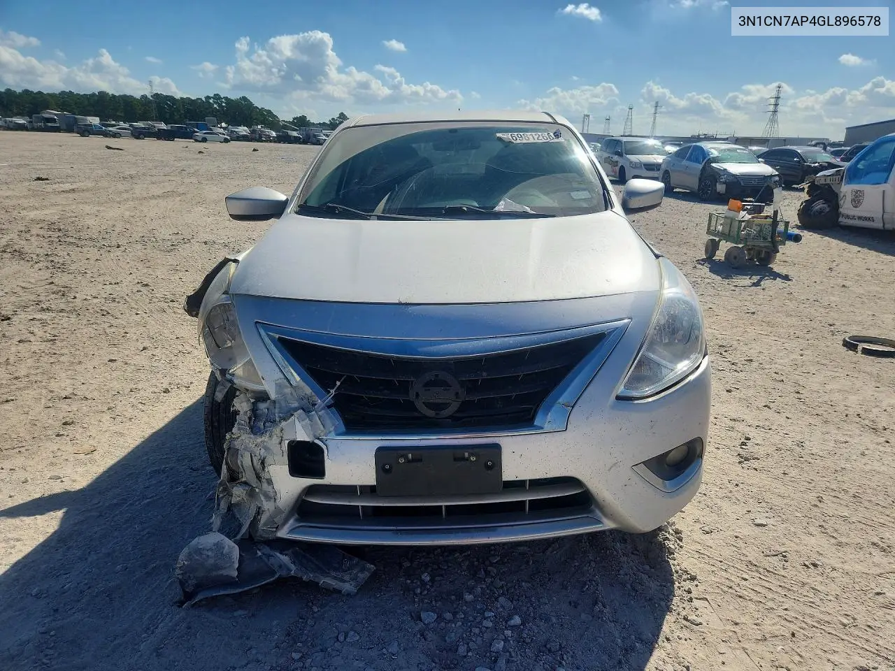 2016 NISSAN VERSA VIN 3N1CN7AP4GL896578 — фото 5