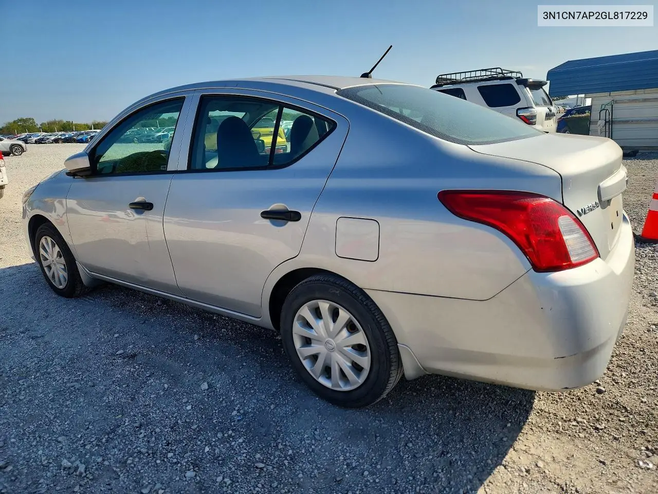 2016 NISSAN VERSA VIN 3N1CN7AP2GL817229 — фото 2