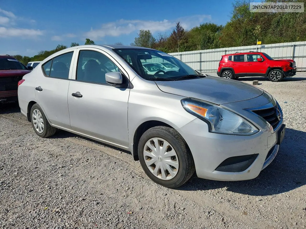 2016 NISSAN VERSA VIN 3N1CN7AP2GL817229 — фото 4