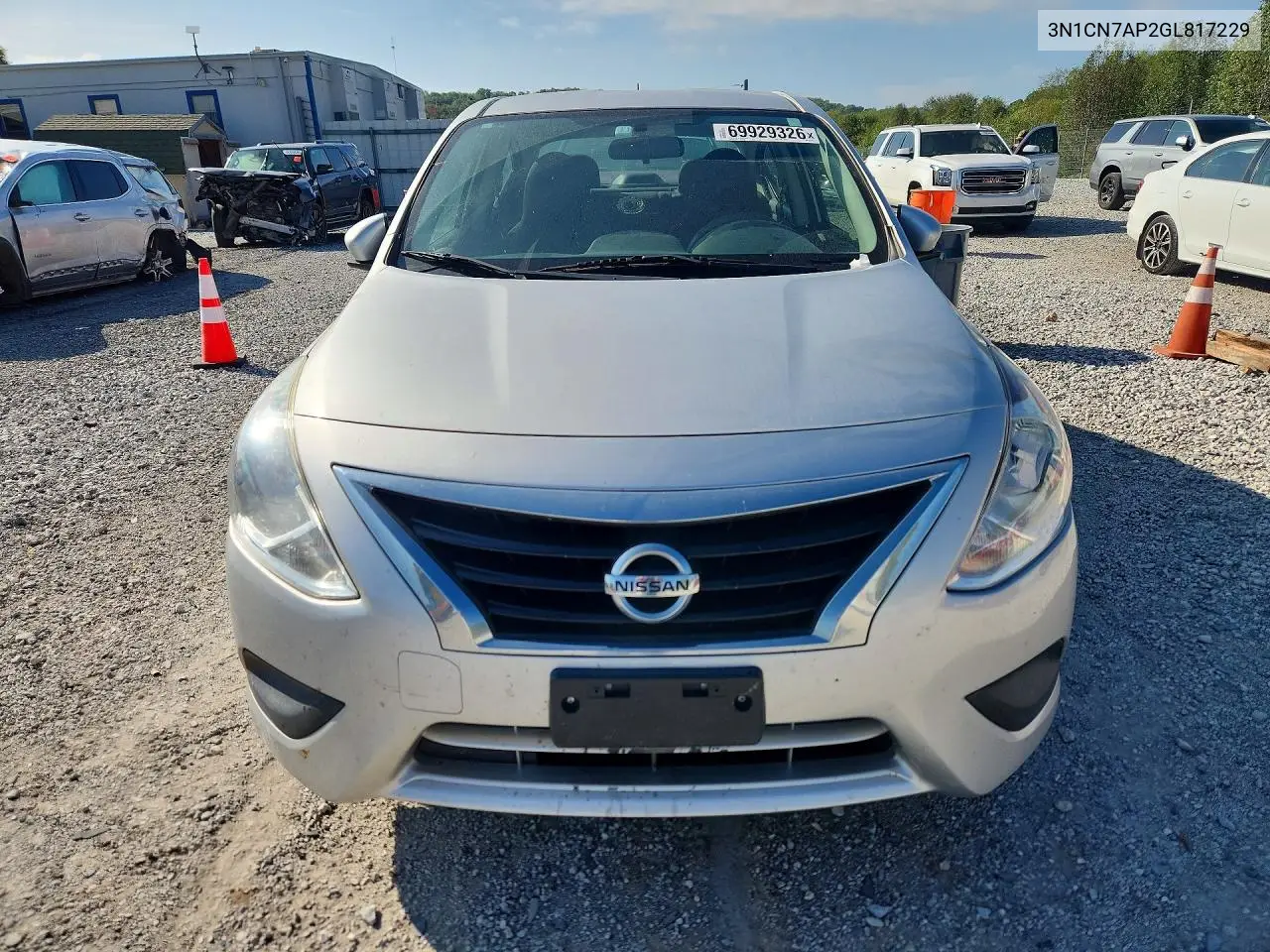 2016 NISSAN VERSA VIN 3N1CN7AP2GL817229 — фото 5