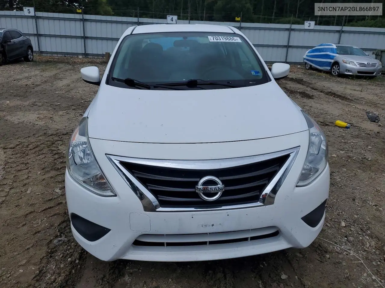 2016 NISSAN VERSA VIN 3N1CN7AP2GL866897 — фото 5