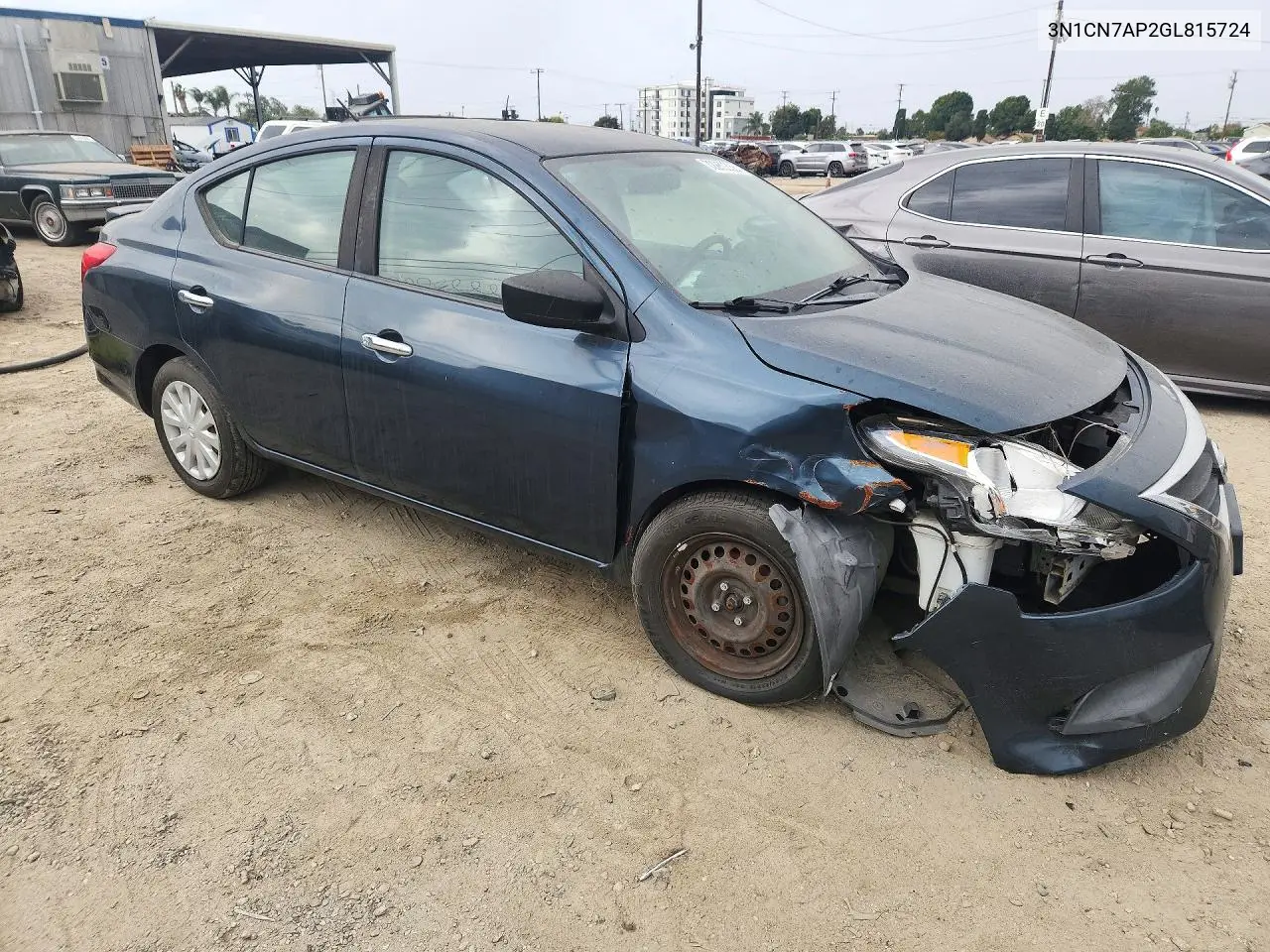 2016 NISSAN VERSA VIN 3N1CN7AP2GL815724 — фото 4