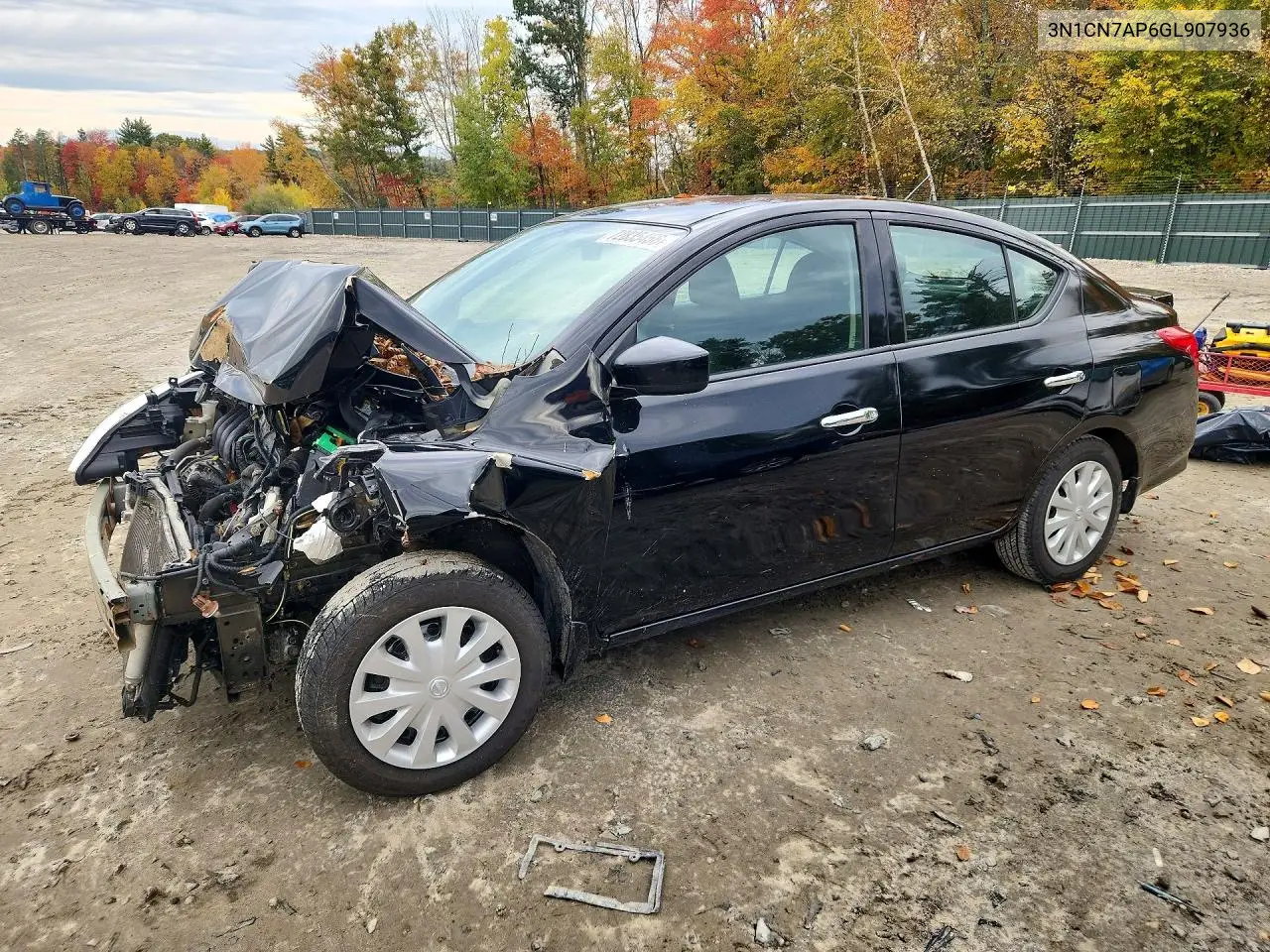 NISSAN VERSA 2016, VIN 3N1CN7AP6GL907936