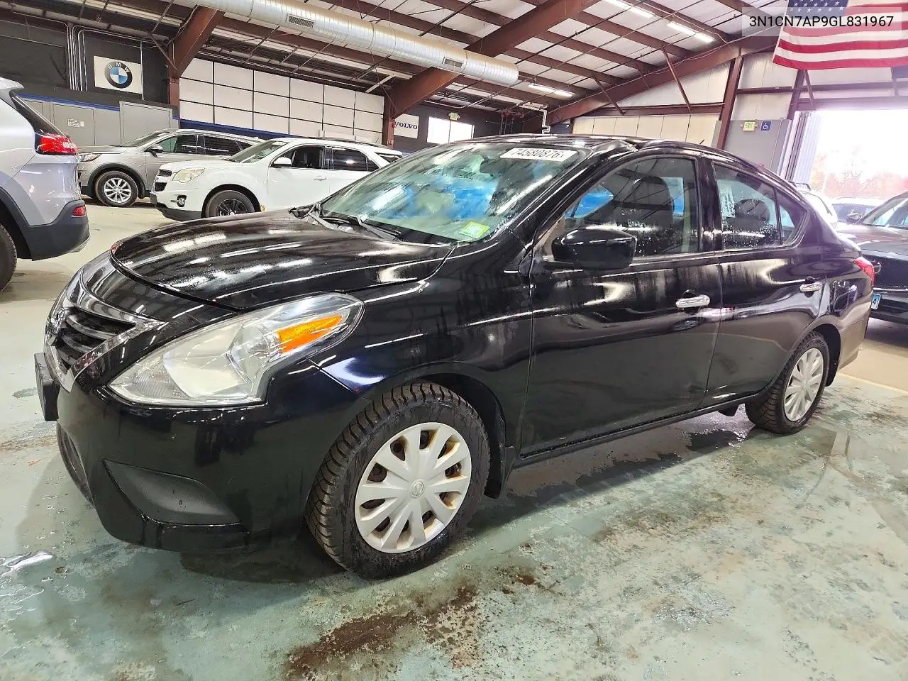NISSAN VERSA 2016, VIN 3N1CN7AP9GL831967