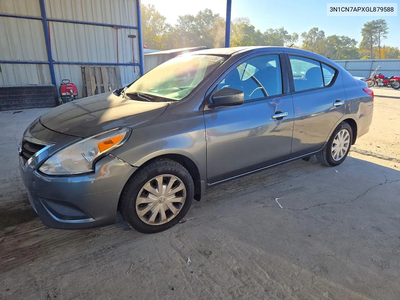 NISSAN VERSA 2016, VIN 3N1CN7APXGL879588