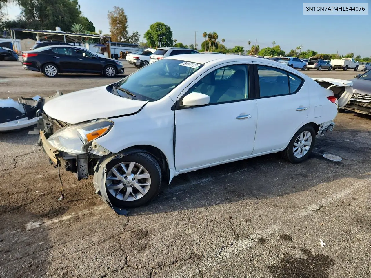 NISSAN VERSA 2017, VIN 3N1CN7AP4HL844076
