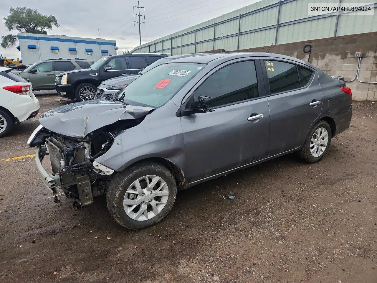 NISSAN VERSA 2017, VIN 3N1CN7AP4HL894024