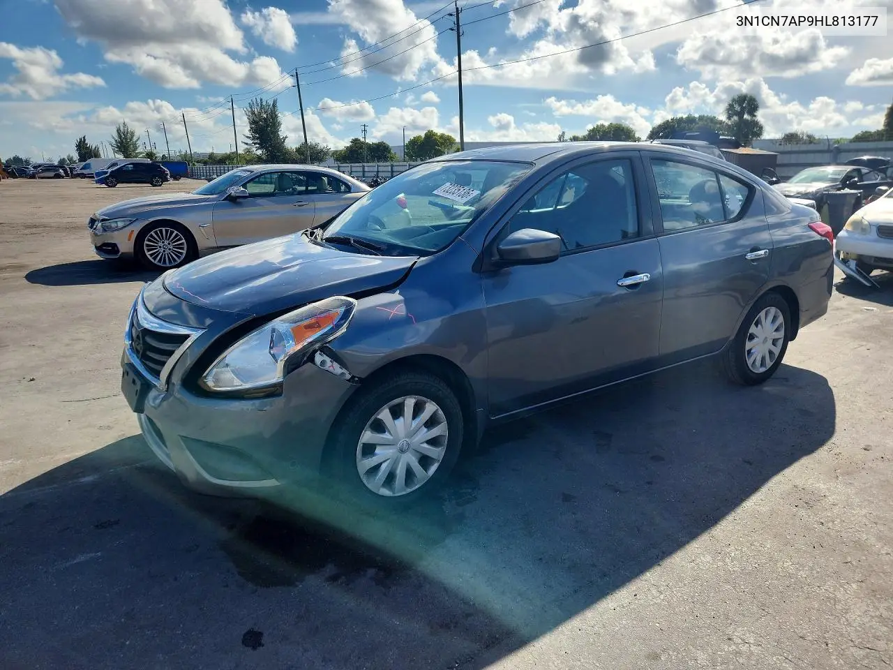 NISSAN VERSA 2017, VIN 3N1CN7AP9HL813177