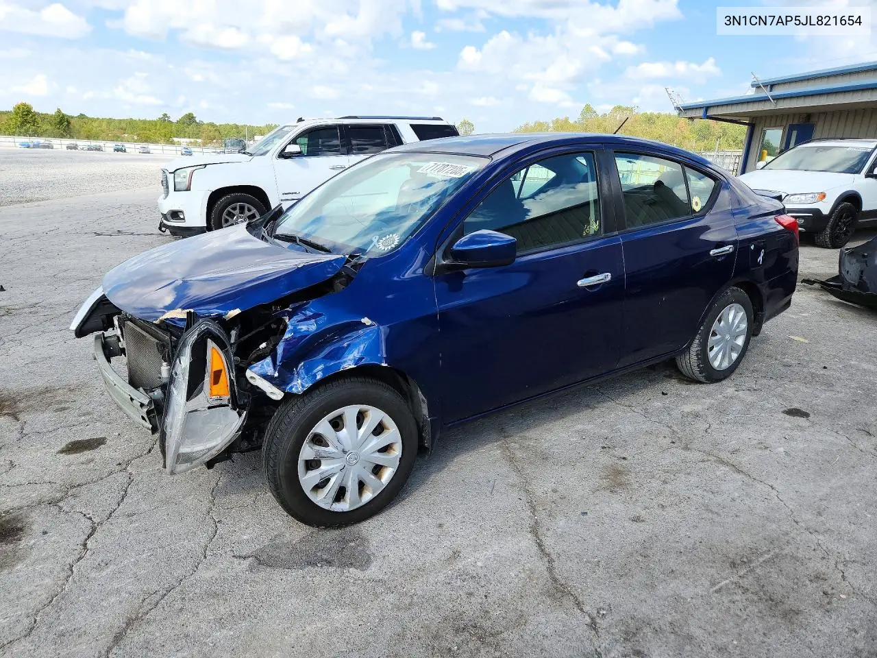 NISSAN VERSA 2018, VIN 3N1CN7AP5JL821654