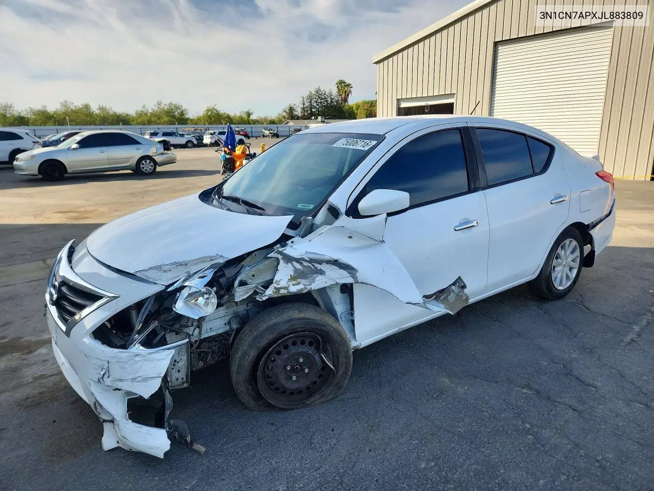 NISSAN VERSA 2018, VIN 3N1CN7APXJL883809