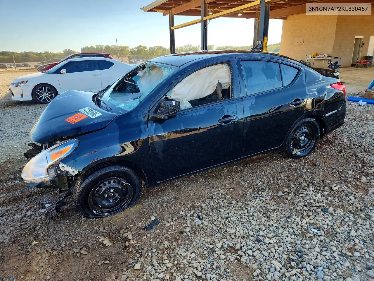 NISSAN VERSA 2019, VIN 3N1CN7AP2KL830457