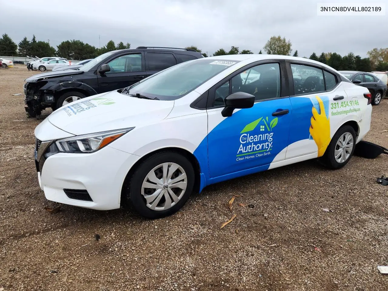 NISSAN VERSA 2020, VIN 3N1CN8DV4LL802189