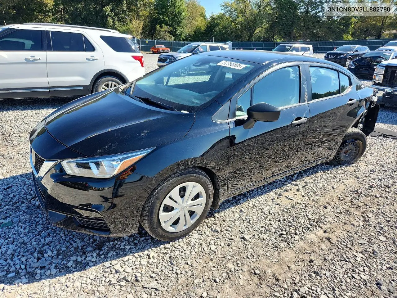NISSAN VERSA 2020, VIN 3N1CN8DV3LL882780