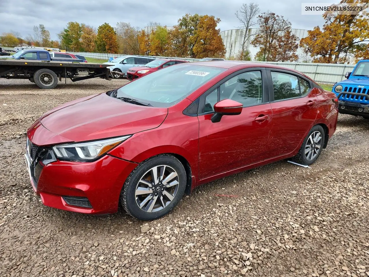 NISSAN VERSA 2020, VIN 3N1CN8EV2LL832273