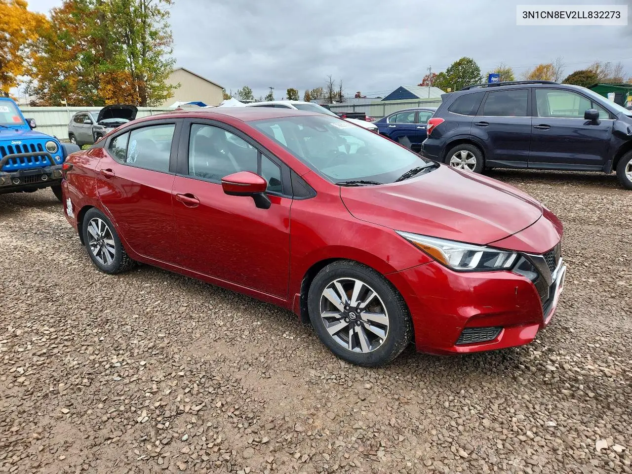 2020 NISSAN VERSA VIN 3N1CN8EV2LL832273 — фото 4