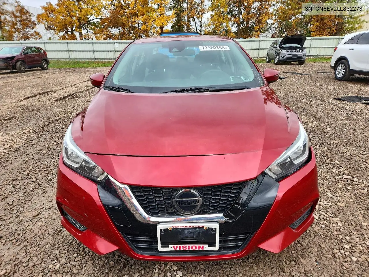 2020 NISSAN VERSA VIN 3N1CN8EV2LL832273 — фото 5