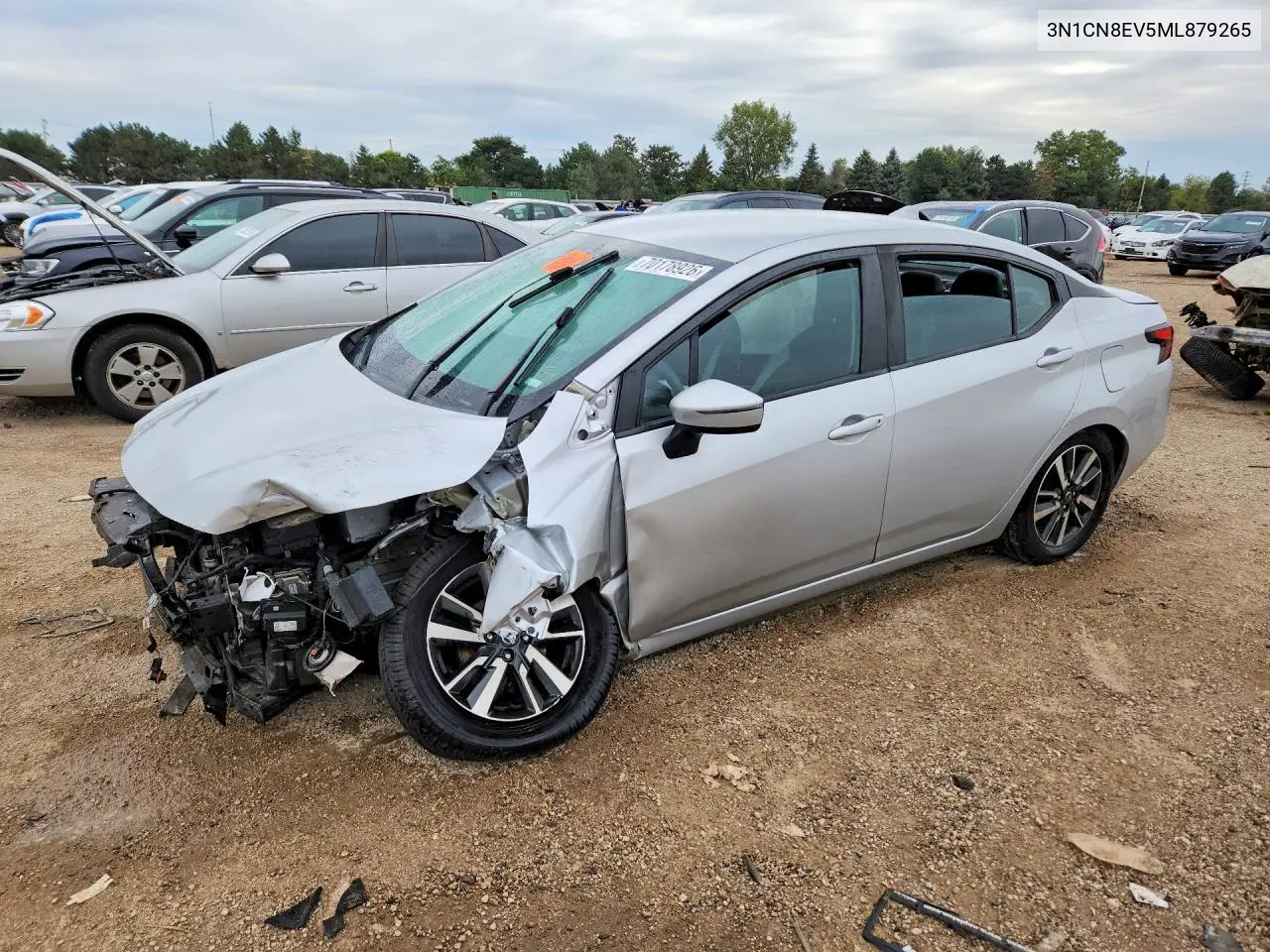 NISSAN VERSA 2021, VIN 3N1CN8EV5ML879265