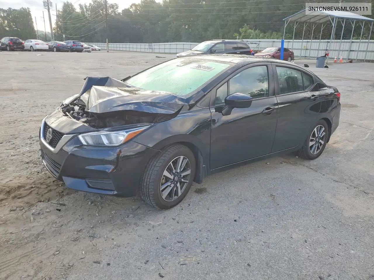 NISSAN VERSA 2021, VIN 3N1CN8EV6ML926111