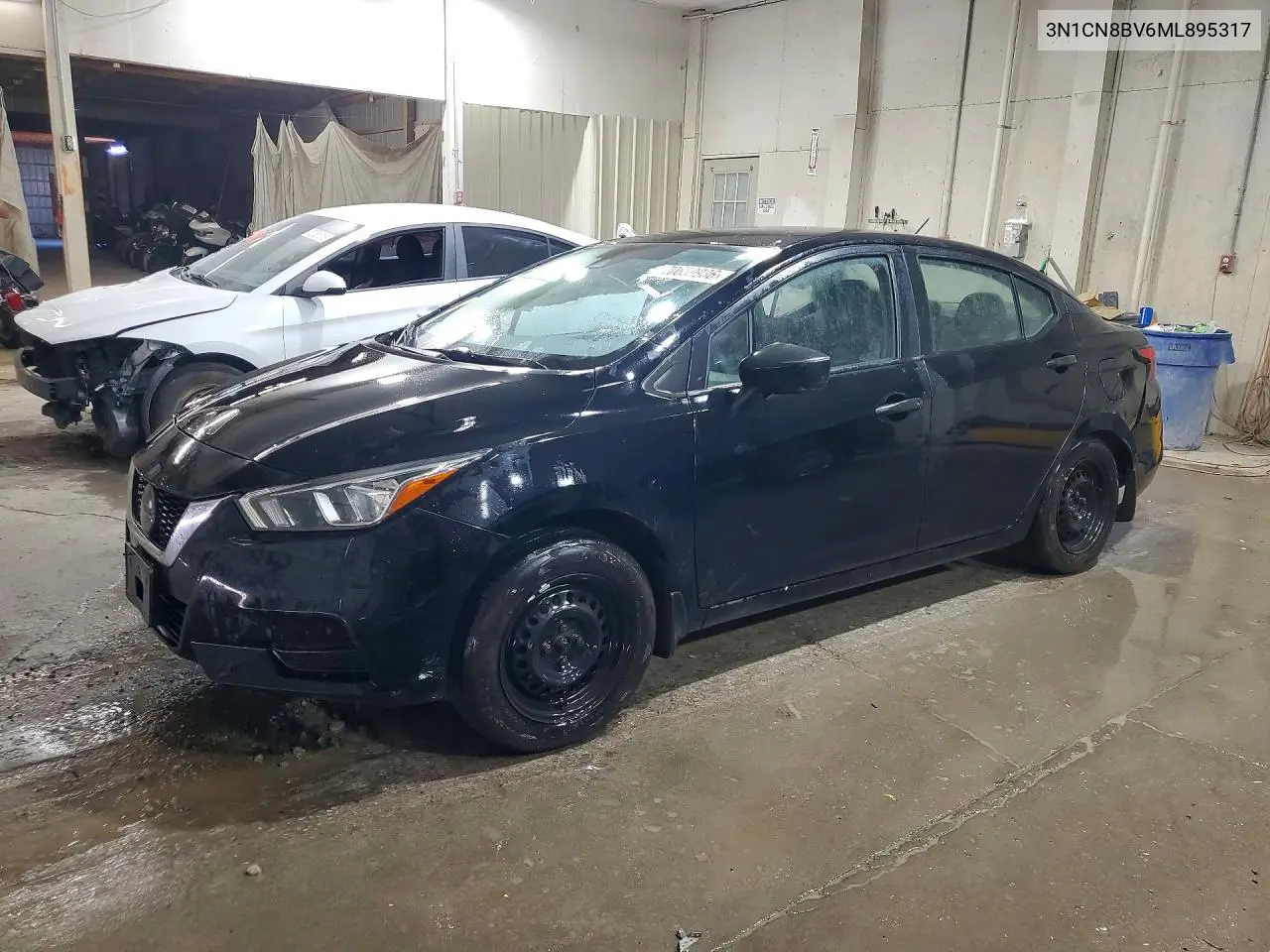 NISSAN VERSA 2021, VIN 3N1CN8BV6ML895317