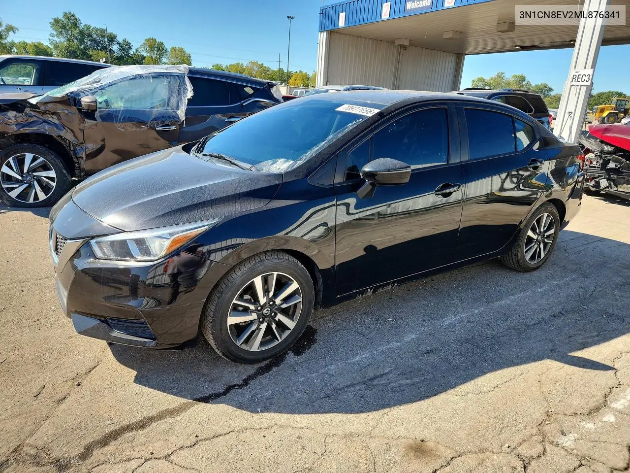 NISSAN VERSA 2021, VIN 3N1CN8EV2ML876341