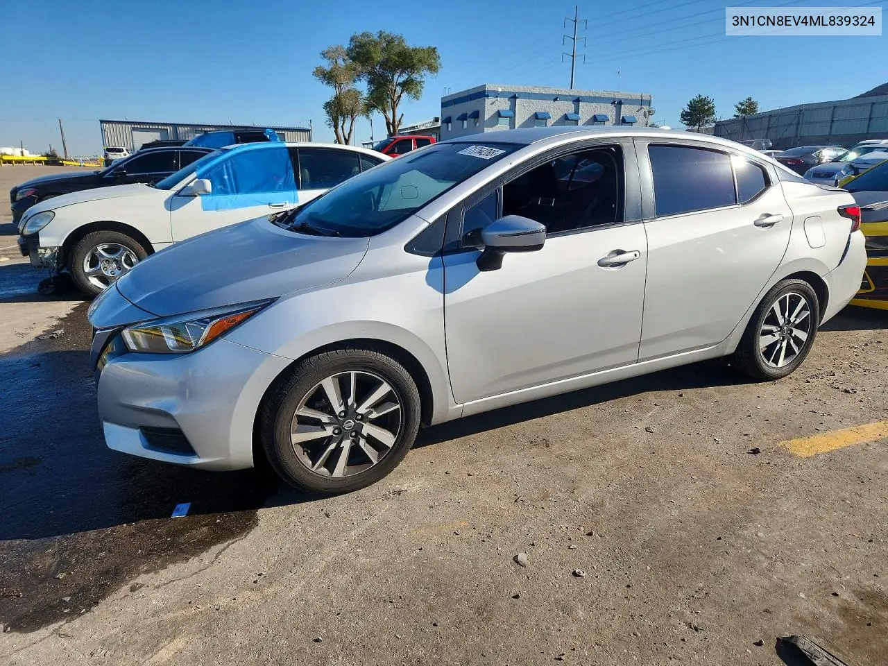 NISSAN VERSA 2021, VIN 3N1CN8EV4ML839324