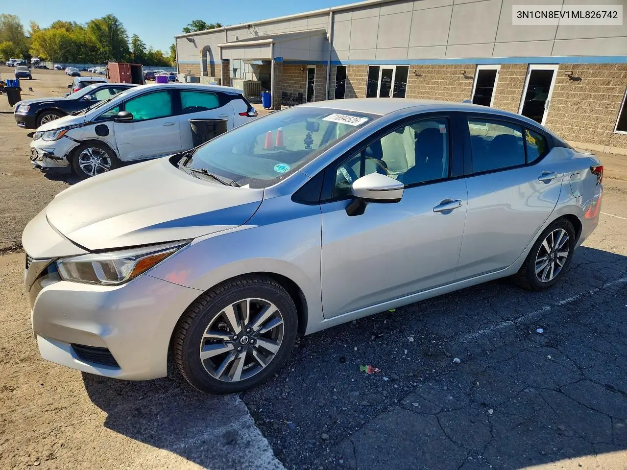 NISSAN VERSA 2021, VIN 3N1CN8EV1ML826742