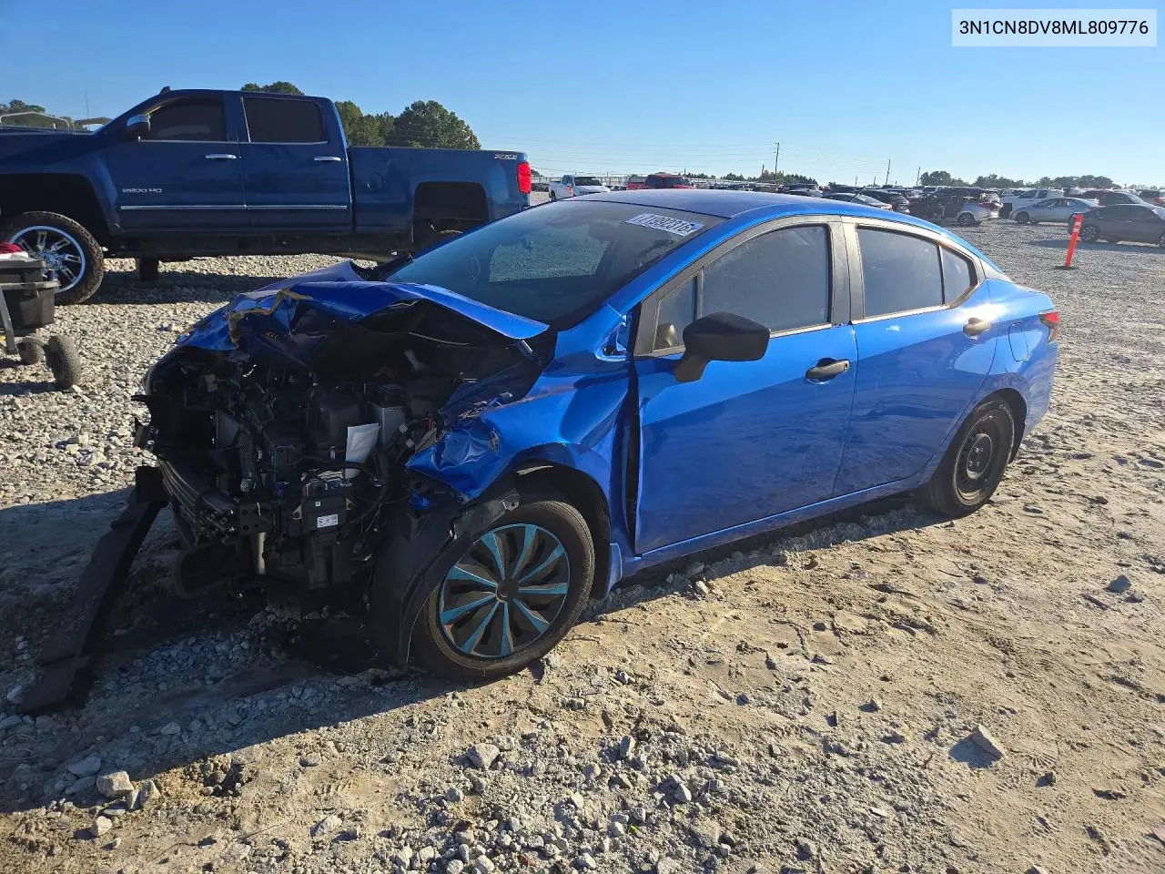 NISSAN VERSA 2021, VIN 3N1CN8DV8ML809776