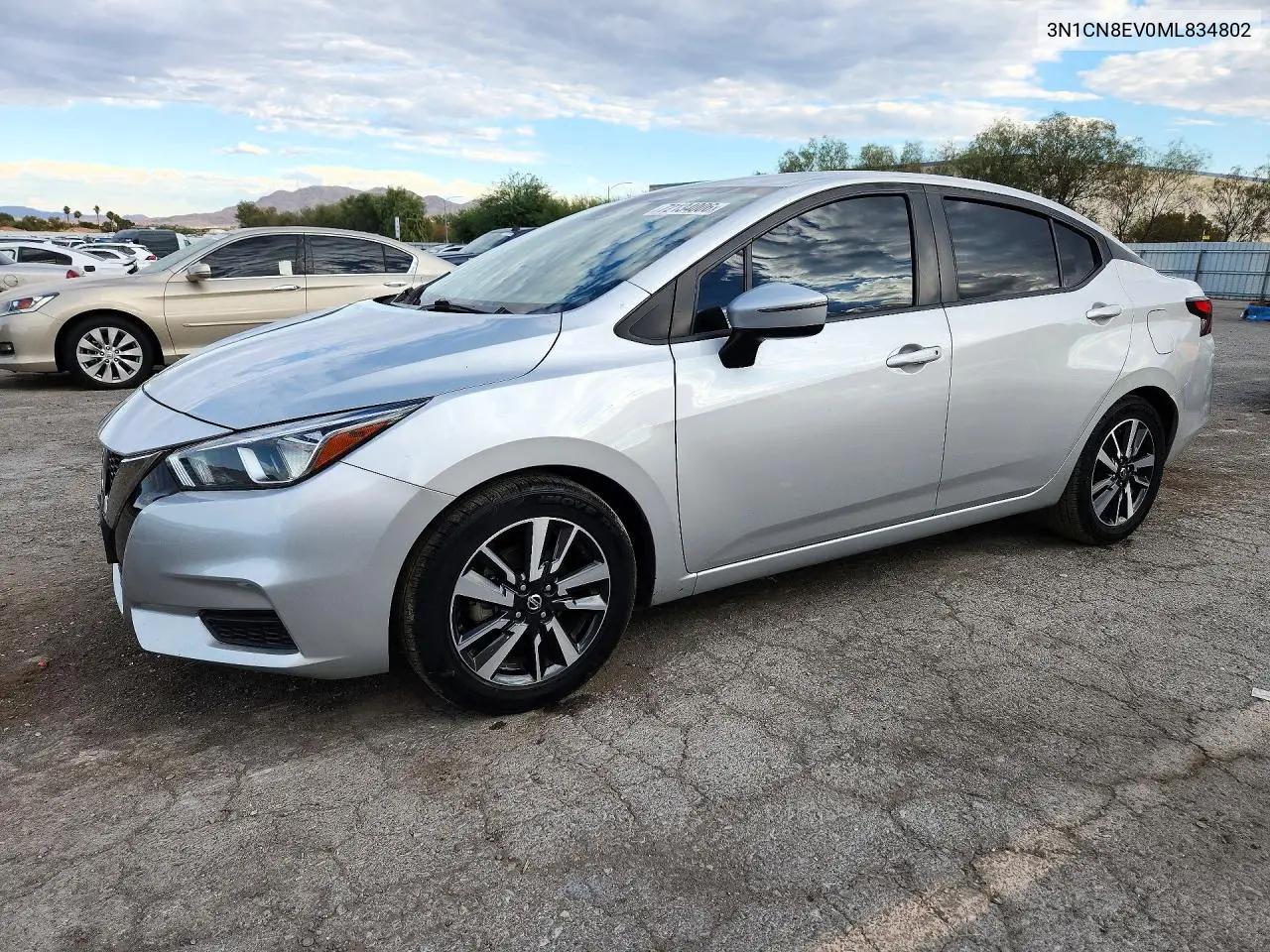 NISSAN VERSA 2021, VIN 3N1CN8EV0ML834802