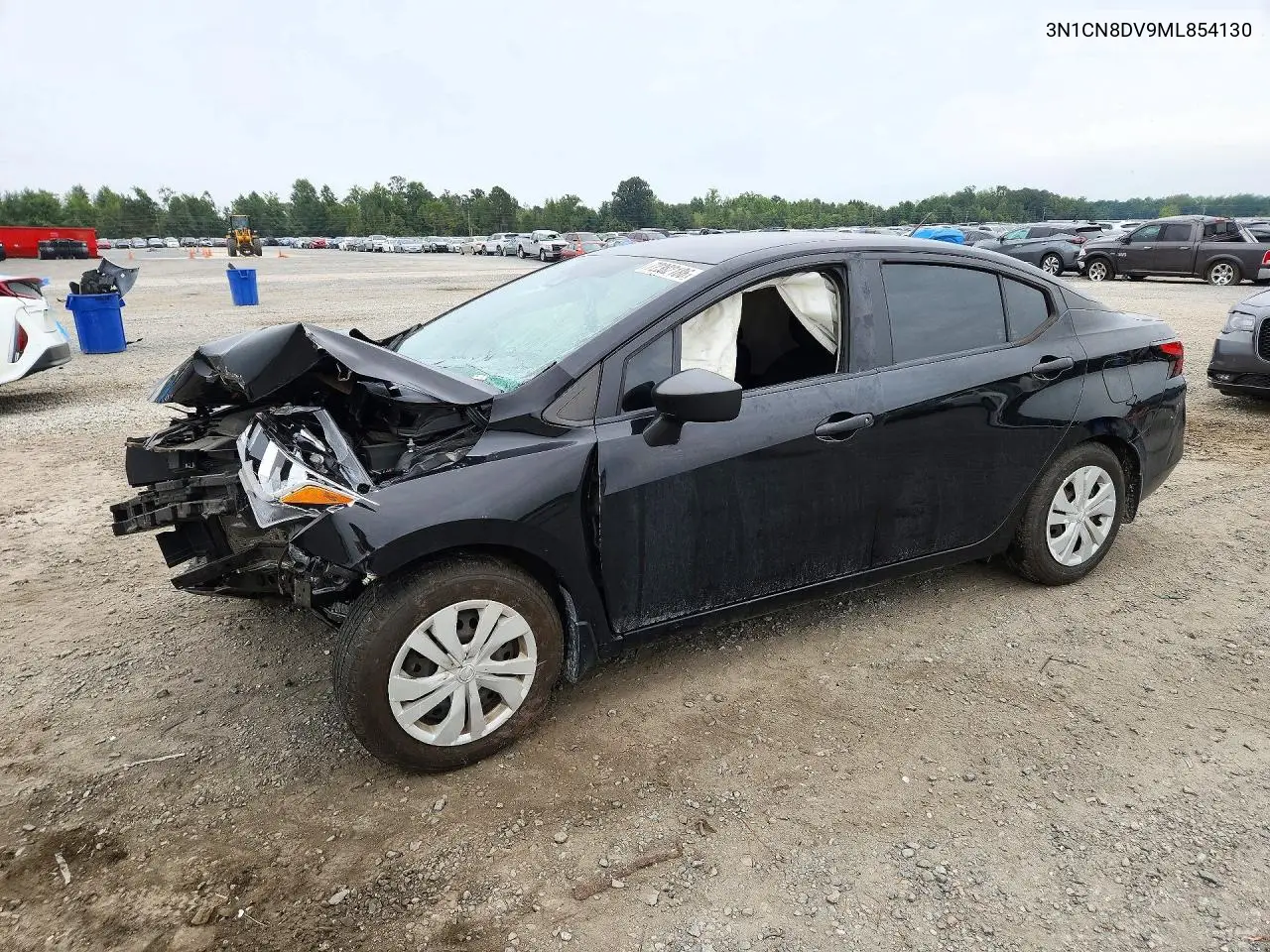 NISSAN VERSA 2021, VIN 3N1CN8DV9ML854130