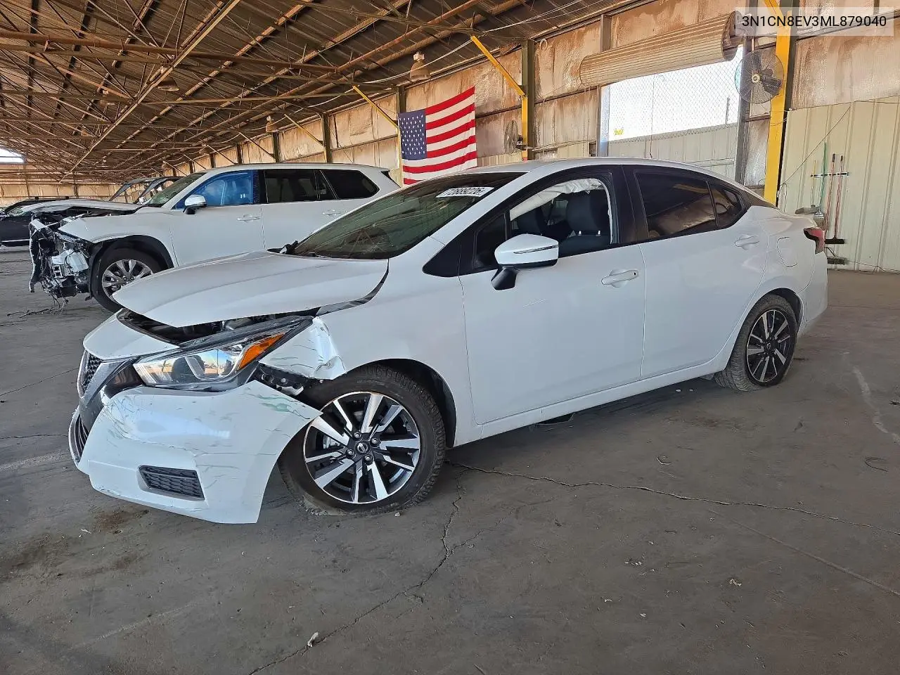 NISSAN VERSA 2021, VIN 3N1CN8EV3ML879040
