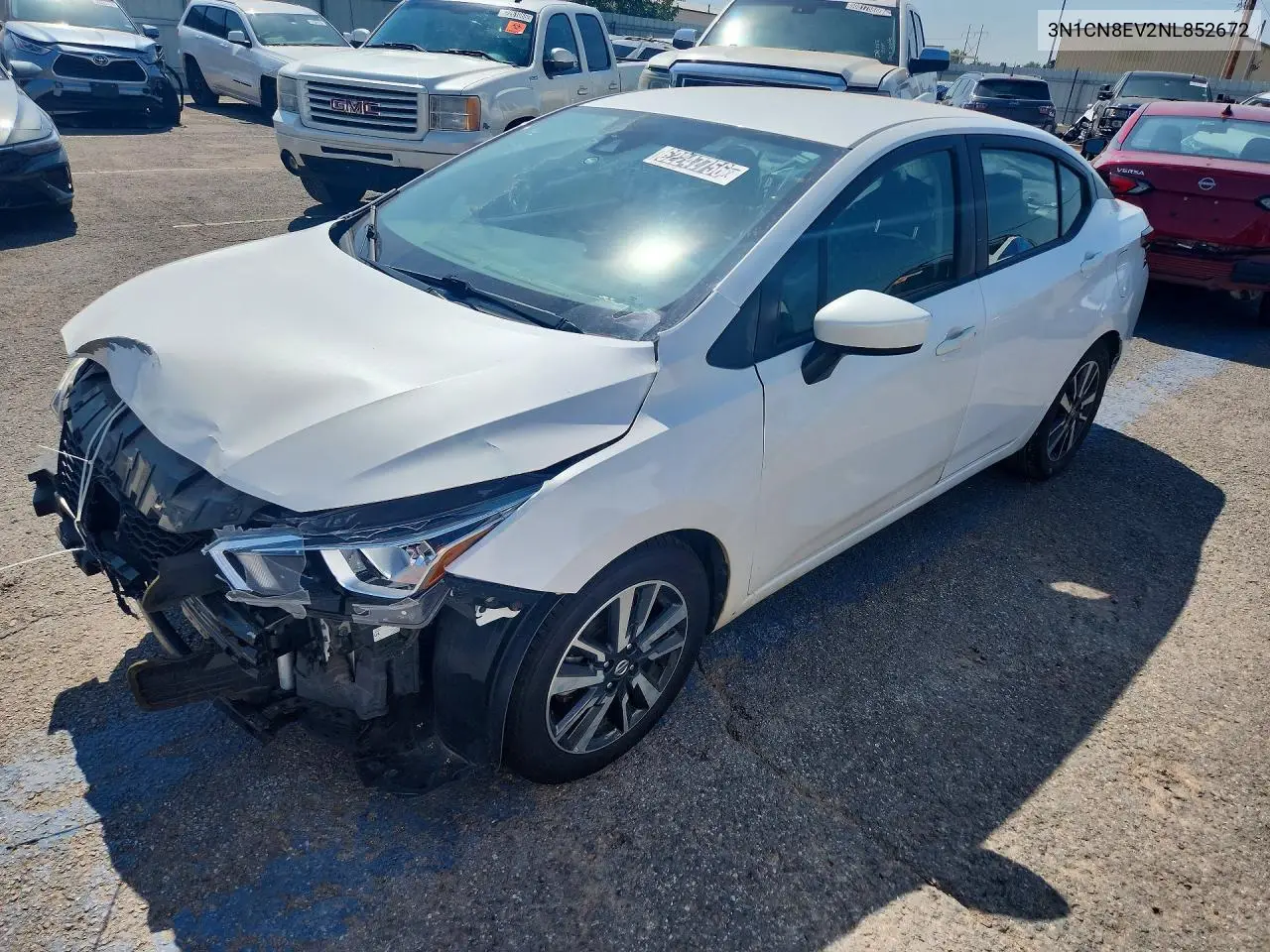 NISSAN VERSA 2022, VIN 3N1CN8EV2NL852672
