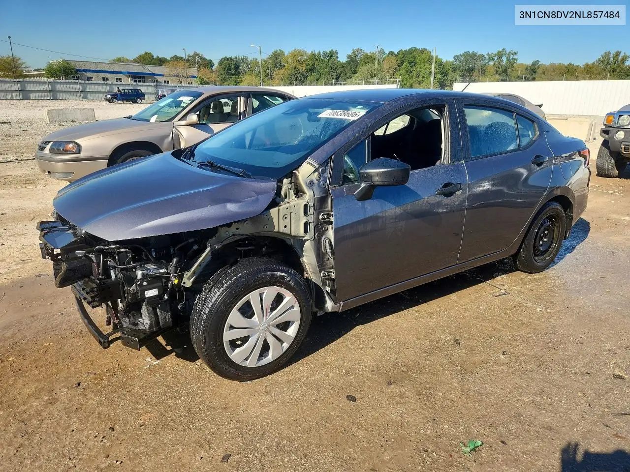 NISSAN VERSA 2022, VIN 3N1CN8DV2NL857484