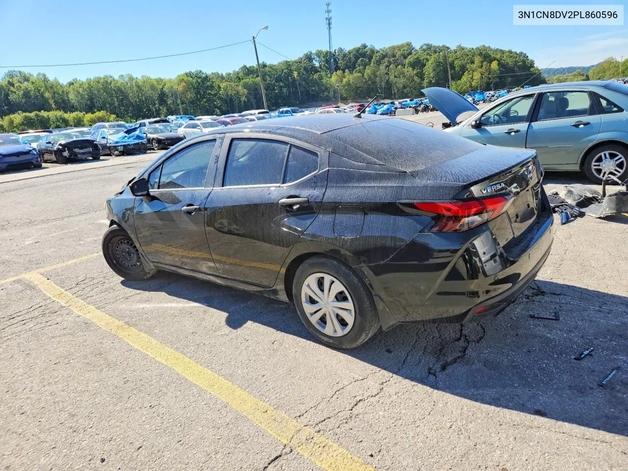 2023 NISSAN VERSA VIN 3N1CN8DV2PL860596 — фото 2