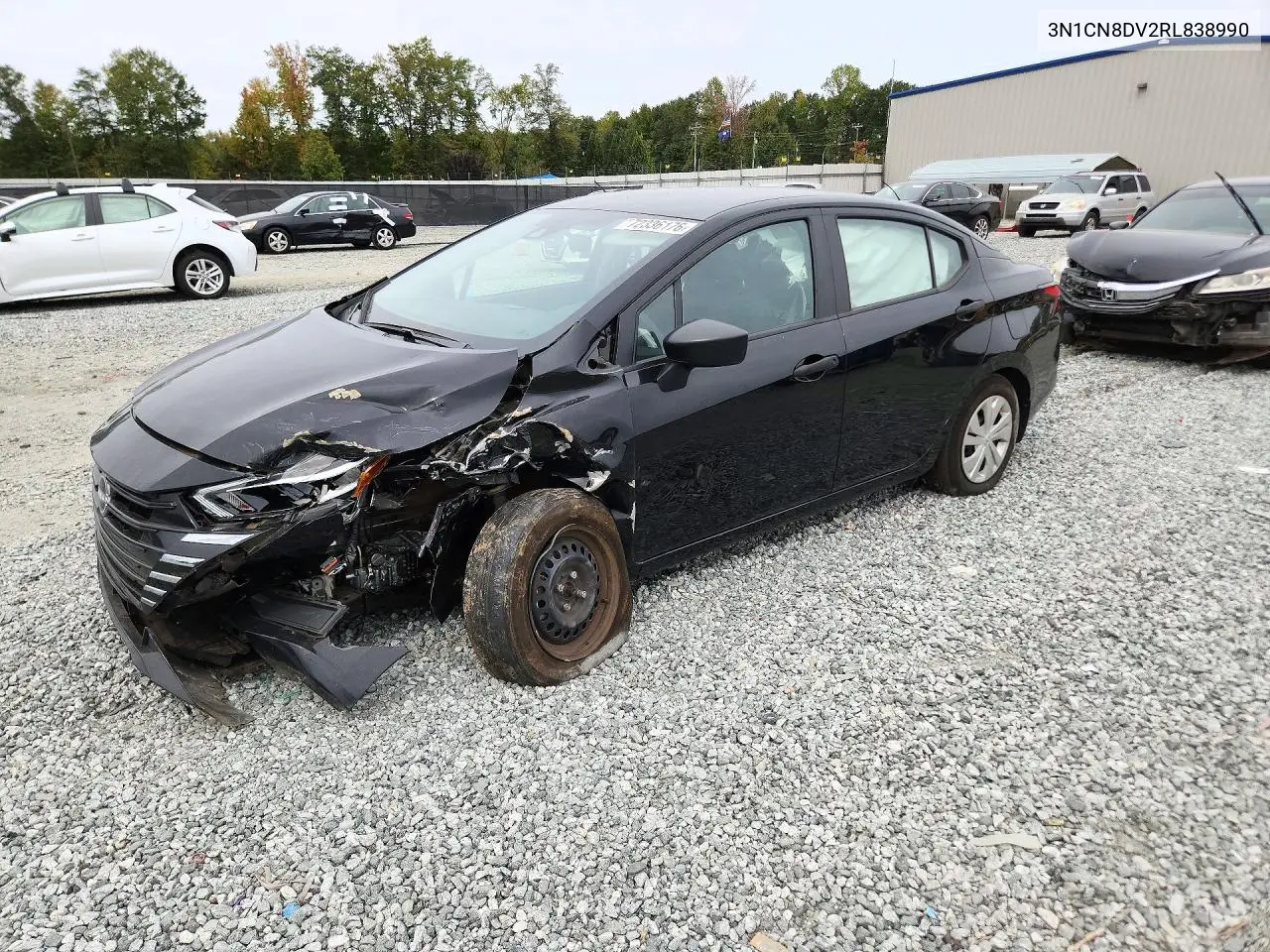 NISSAN VERSA 2024, VIN 3N1CN8DV2RL838990